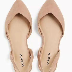 Torrid Blush Flats Wide Widths NWT